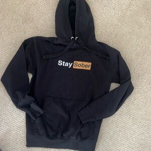 Black hooded sweatshirt sz small